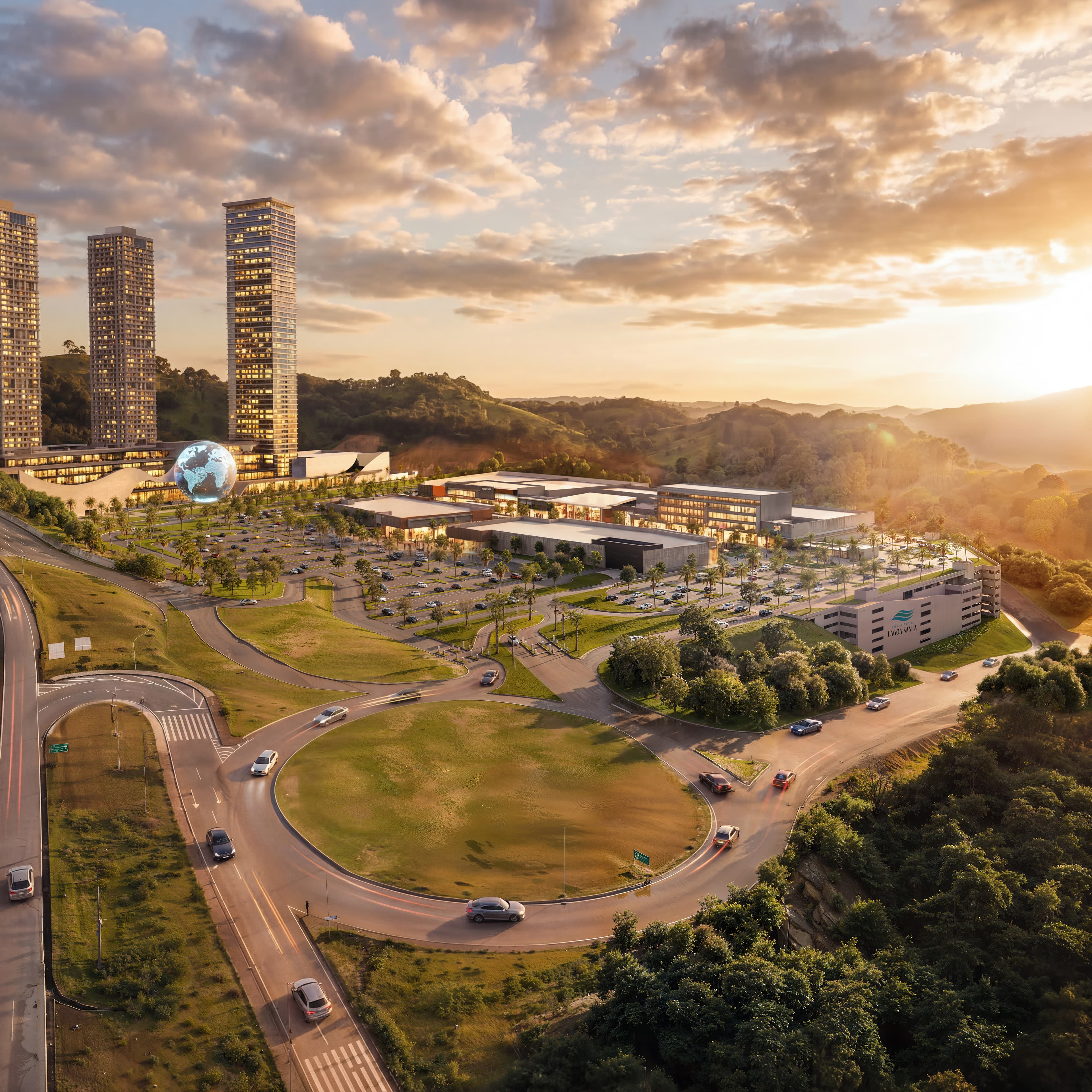 Ilustração do shopping